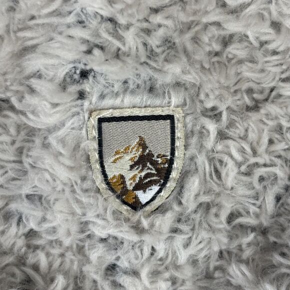 Kuhl Flight Jacket Womens Large Sherpa Fleece Zip Off Hood Thumbholes Pockets - Picture 13 of 14